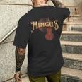 Yes Ipeak Mingus ジャズ アコースティック ベースミュージック愛好家 メンズTシャツ バックプリント 彼への贈り物