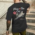 へそてんねこ、うずら 猫 へそ天 鶉 かわいい Cater2 メンズTシャツ バックプリント 彼への贈り物