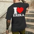 エリカが好き メンズTシャツ バックプリント 彼への贈り物