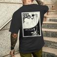 オーブリー・ビアズリーによるクライマックス1893 メンズTシャツ バックプリント 彼への贈り物
