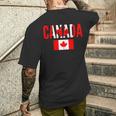 カナダ カナダの国旗 長袖tシャツ メンズTシャツ バックプリント 彼への贈り物