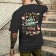 クリスマス サンタ クリスマスツリー レディース キッズ メンズ ダンス かわいい トップス プリント コスチューム メンズTシャツ バックプリント 彼への贈り物