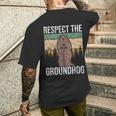 グラウンド・ホッグ Respect The Groundhog メンズTシャツ バックプリント 彼への贈り物
