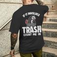 ゴミが関係するならオポッサムジョークでカウントしてくれポッサム メンズTシャツ バックプリント 彼への贈り物