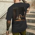 ディエゴ・ベラスケス-ラス・メニーナス メンズTシャツ バックプリント 彼への贈り物
