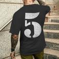 ナンバー5 メンズTシャツ バックプリント 彼への贈り物