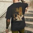 ネフェルタリ女王 古いエジプトファラオ家族 誕生日 クリスマスギフト メンズTシャツ バックプリント 彼への贈り物