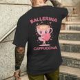 バレリーナ カプチーノ かわいい イタリアン ブレイン ミーム キッズ ガールズ メンズTシャツ バックプリント 彼への贈り物