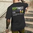 ビール 酒 面白いtシャツ Hoptimist 英語 辞書 飲み おもしろ 飲み会 酒好き メンズ ネタ 服 メンズTシャツ バックプリント 彼への贈り物