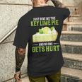 ベーカリーパイ デザート Give Me Baker Food Lover Key ライムパイ メンズTシャツ バックプリント 彼への贈り物