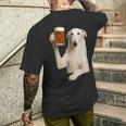 ボルゾイビール メンズTシャツ バックプリント 彼への贈り物