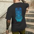 ポリネシア ティキ マオリ ハワイアン トライバル メンズTシャツ バックプリント 彼への贈り物