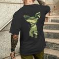 ミリタリー チワワ カモ メンズ プリント Us Dog Pup 退役軍人ギフト メンズTシャツ バックプリント 彼への贈り物