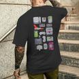 レトロゲーム機 メンズTシャツ バックプリント 彼への贈り物