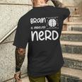 ヴィンテージ NERDファレル Brain Is Forever Nerd ギフトアイデア メンズTシャツ バックプリント 彼への贈り物