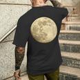 満月 夜空 月 メンズTシャツ バックプリント 彼への贈り物