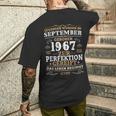 誕生日デザインの伝説は1967年9月生まれ メンズTシャツ バックプリント 彼への贈り物