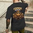 面白くて愛らしいクッキーディーラーかわいい漫画のパン屋 メンズTシャツ バックプリント 彼への贈り物