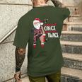 I Check It Once Then I Check It Twice Santa 1989 Christmas Men's T-shirt Back Print Funny Gifts I Check It Once Then I Check It Twice Santa 1989 Christmas Men's T-shirt Back Print Funny Gifts