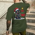 Is This Jolly Enough Christmas Black Cat Men Men's T-shirt Back Print Gifts for Him