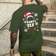 Party Elf Partnerlook Elfen Weihnachten Ugly Christmas T-Shirt mit Rückendruck Geschenke für Ihn