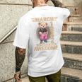 1942年3月 84歳の誕生日 84歳のテディベア Being Awesome メンズTシャツ バックプリント 彼への贈り物