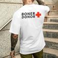 Boner Donor ラウンチ ハロウィン メンズTシャツ バックプリント 彼への贈り物