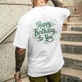Happy Birthday To You バースデーパーティー メンズ レディース キッズ メンズTシャツ バックプリント 彼への贈り物