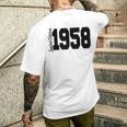 Limited Edition 1958年生まれ、68歳の誕生日 メンズTシャツ バックプリント 彼への贈り物