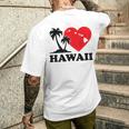 I Love Hawaii ハワイアンハートパーム レディース メンズ ボーイズ ガールズ メンズTシャツ バックプリント 彼への贈り物