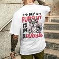 My Fursuit Is In The Wash Furry Fandom。 メンズTシャツ バックプリント 彼への贈り物