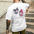 【ハロウィン特集】Usデザイン マイメロディ&クロミ 夜空 メンズTシャツ バックプリント 彼への贈り物