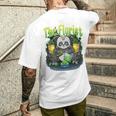 ウィードパンダ コスチューム 大麻好き 喫煙パンダ 「バックプリント」 メンズTシャツ バックプリント 彼への贈り物