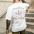 キッズ Bigister ユニコーン I'm Going To Be A Bigister メンズTシャツ バックプリント 彼への贈り物