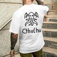 クトゥルフ 触手 モンスター コズミックホラー 面白い Ia Ia メンズTシャツ バックプリント 彼への贈り物