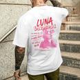 ハリー・ポッター 新デザイン 2025 ルナ・ラブグッド。 メンズTシャツ バックプリント 彼への贈り物