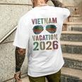 レトロ ベトナム バケーション 2026 旅行 ビーチ 旅行 マッチング メンズTシャツ バックプリント 彼への贈り物