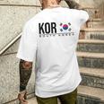 韓国国旗 韓国スポーツゲーム アスレチックジャージースタイル メンズTシャツ バックプリント 彼への贈り物