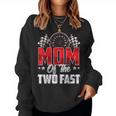 2 Year Old Racing Car Two Fast Birthday 2Nd Family Mom Women Sweatshirt