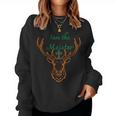 Iam Il Meister Jaegermeister Papà Mamma Cervo Women Sweatshirt