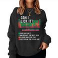 Can I Lick It Periodic Table Science Teacher Chemistry Women Sweatshirt