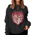 Long Live Hot Moms Retro Mom Humor Quote Women Sweatshirt