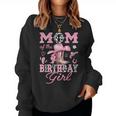 Mom Of The Birthday Girl Pink Cowgirl Western Rodeo Women Sweatshirt