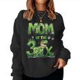 Mom Of The Three Rex Birthday Boy Dinosaur Family Matching Women Sweatshirt