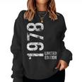 限定 48 歳の誕生日男性版女性 48 歳 1978 ギフト レディーススウェットシャツ