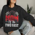 2 Year Old Racing Car Two Fast Birthday 2Nd Family Mom Women Sweatshirt Gifts for Her
