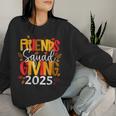 Retro Friendsgiving Squad 2025 Thanksgiving Group Fall Women Sweatshirt Gifts for Her