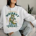 Join Me On A Whiskey Quest Cute Fox メンズ バーボンシャツ ギフト レディーススウェットシャツ 彼女への贈り物