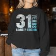 31歳 男性 ギフト 31歳の誕生日プレゼント 女性用 レディーススウェットシャツ 面白い贈り物