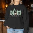 Mom & Dad Of The Lucky Duck 1St Birthday Mommy And Me Duck Women Sweatshirt Personalized Gifts